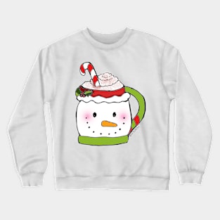 Against the cold, hot chocolate Crewneck Sweatshirt